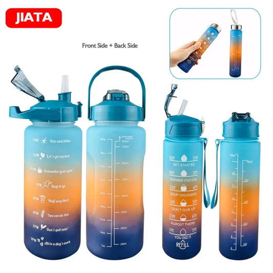 3-in-1 Rainbow Bottle Set - Durable and Stylish for Daily Use