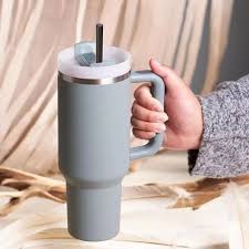 Quencher Insulated Tumbler Straw Stainless Steel Coffee Termos Cup Vacuum Flasks Portable Water Bottle